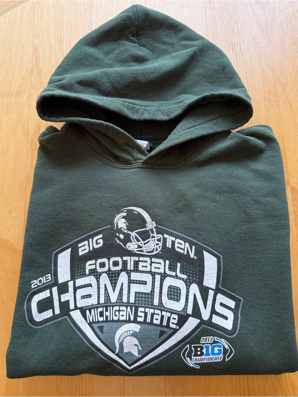 Michigan State Spartans 2013 Big Ten Champions Hoodie 2XL